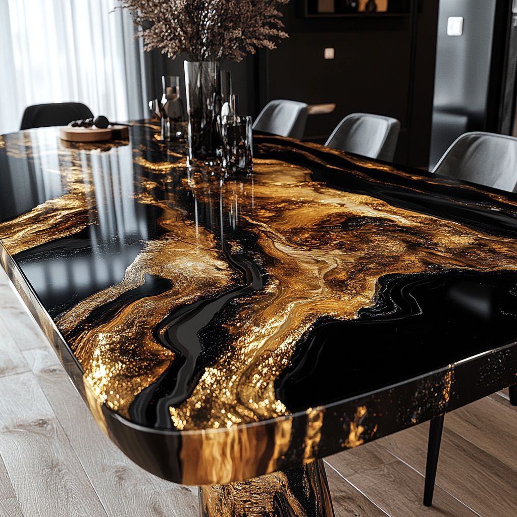 Custom Epoxy Table